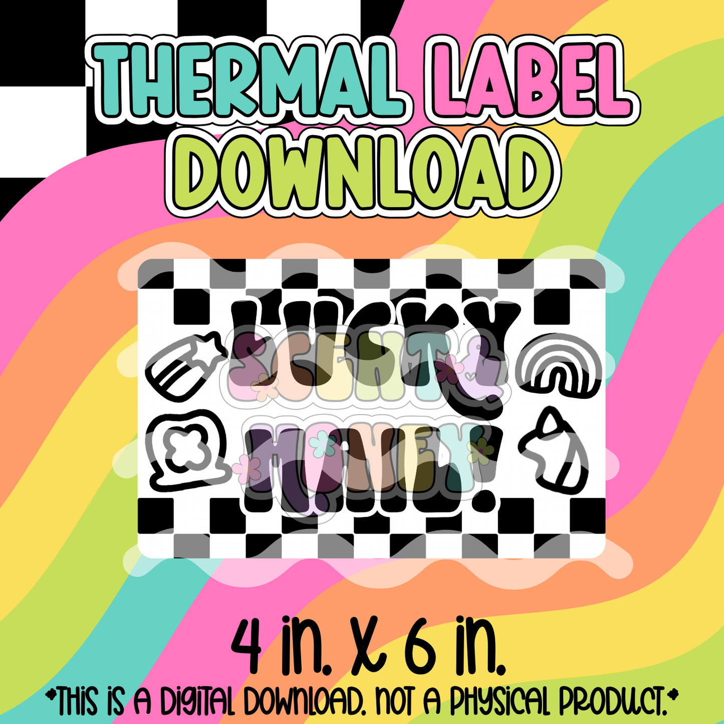 Lucky Mail (4x6) Thermal Label