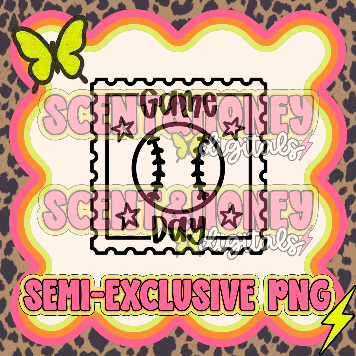 **SEMI-EXCLUSIVE** Game Day Baseball PNG