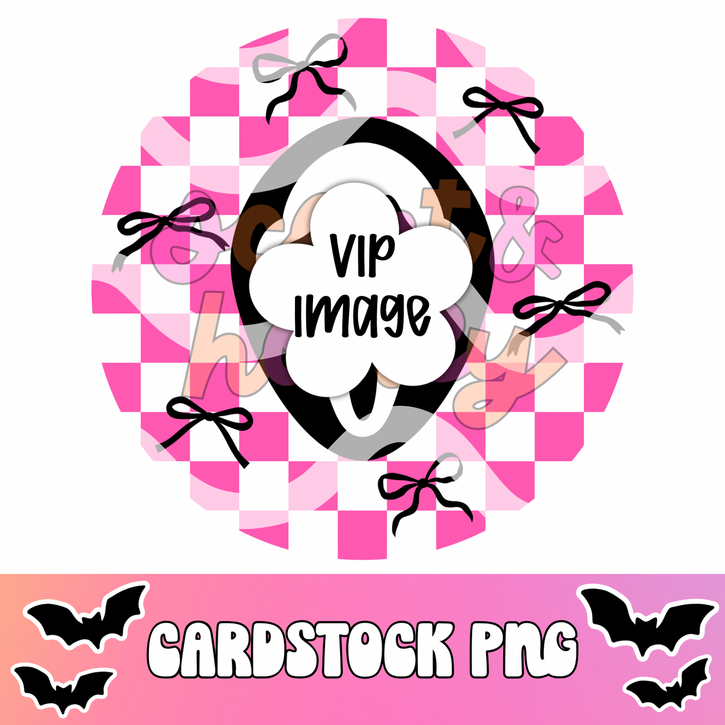 Horror Face Cardstock PNG