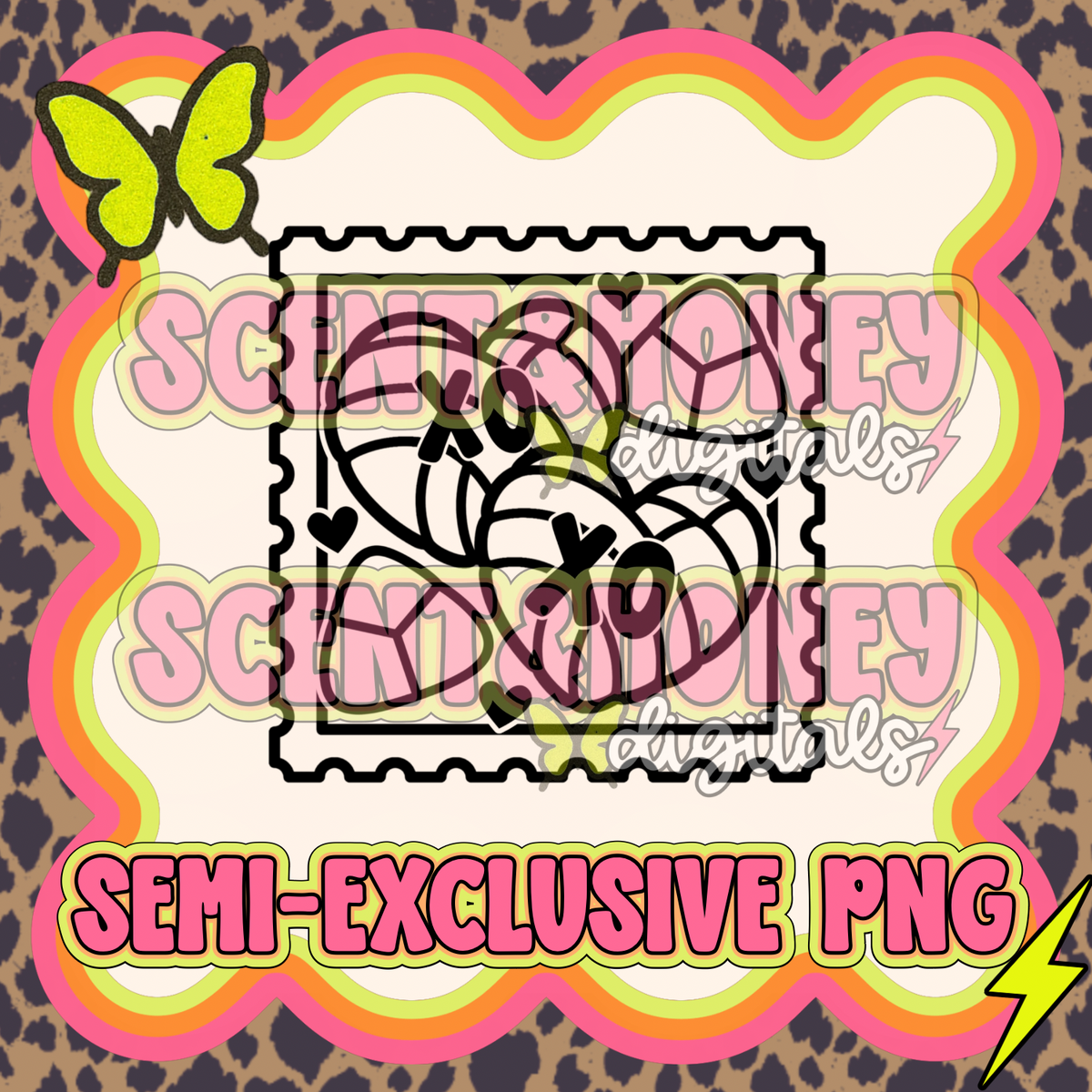 **SEMI-EXCLUSIVE** Valentine Pan Dulce Stamp PNG