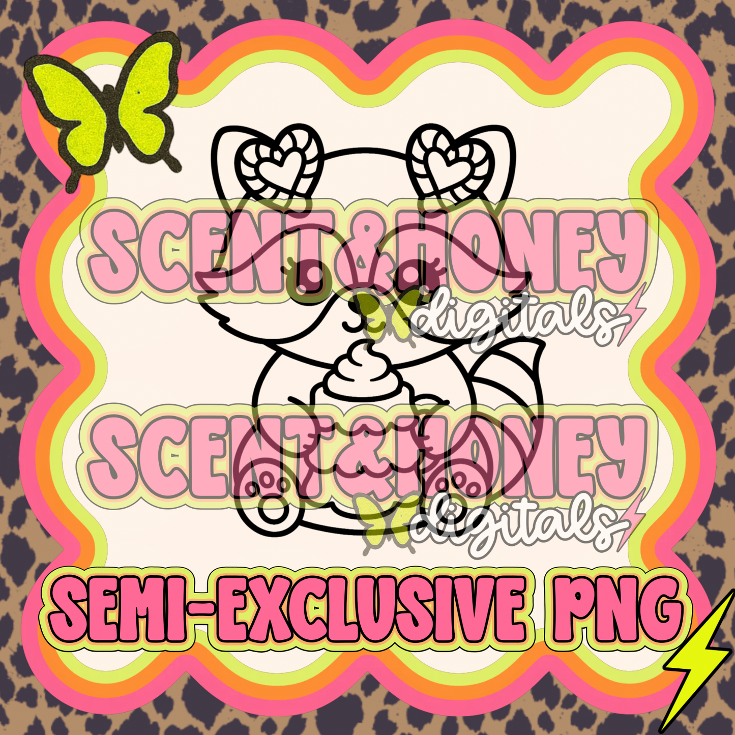 **SEMI-EXCLUSIVE** Raccoon w/ Tree Mug PNG
