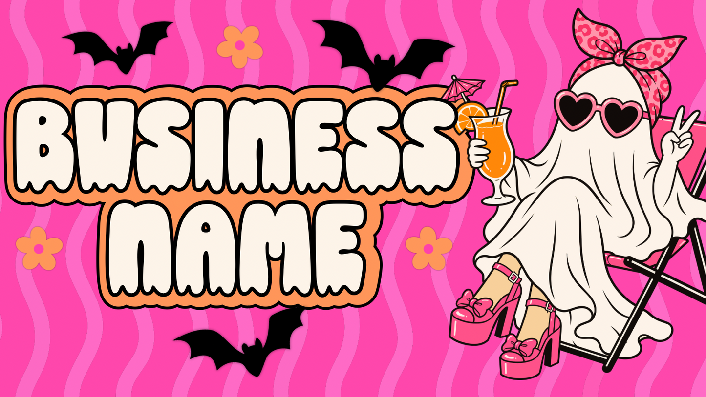 Pre-Made Facebook Banner - Boujee Ghost