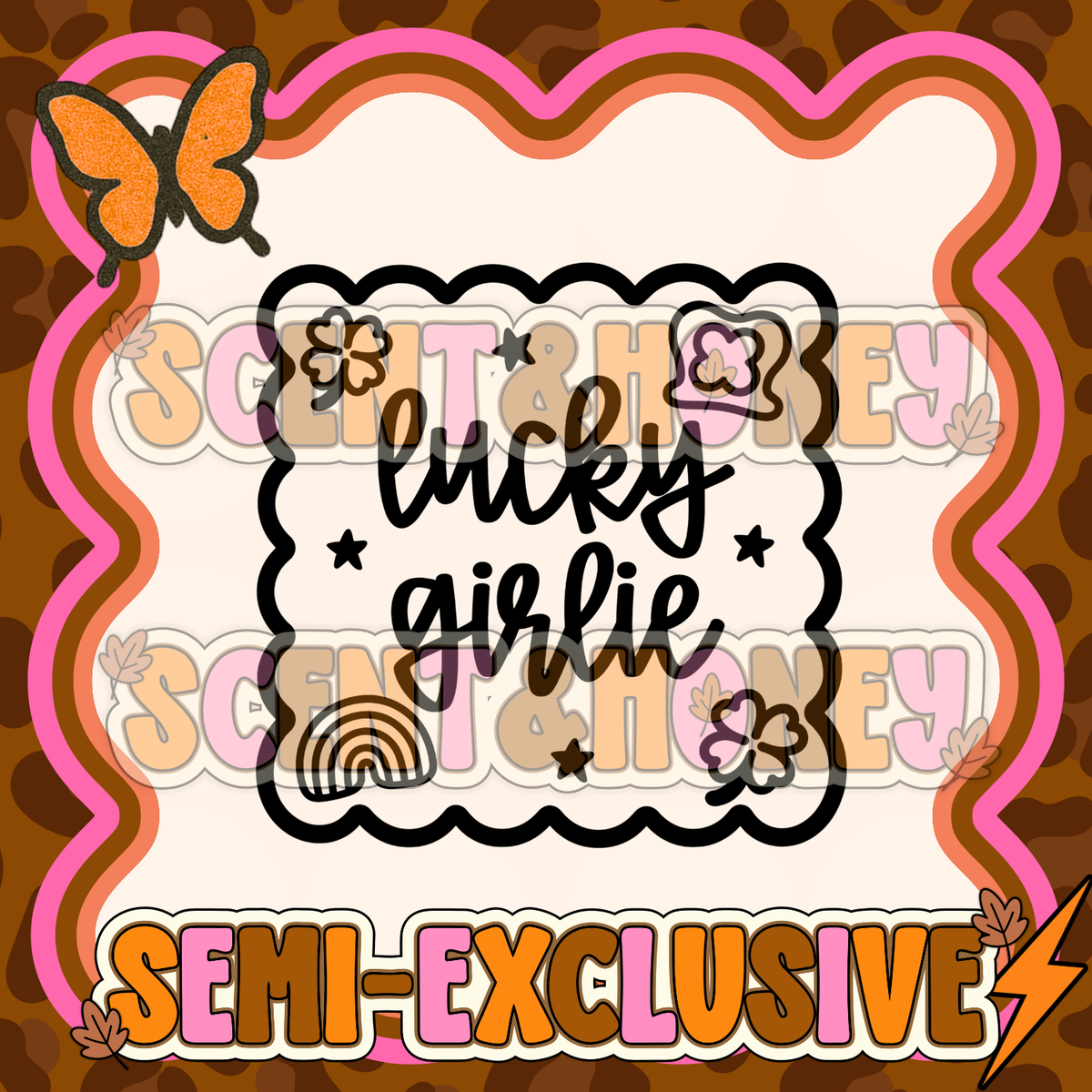 **SEMI-EXCLUSIVE** Lucky Girlie Charm Frame PNG