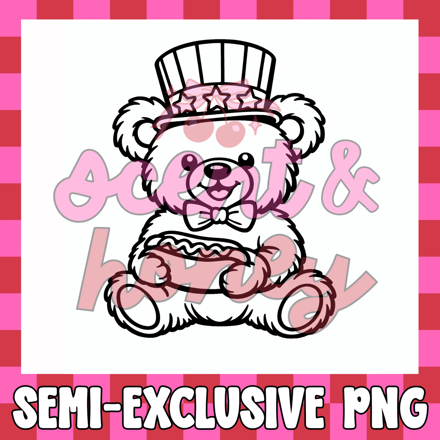 **SEMI-EXCLUSIVE** Hotdog Bear PNG