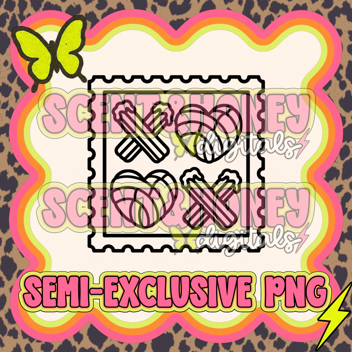 **SEMI-EXCLUSIVE** XO Pan Dulce Stamp PNG