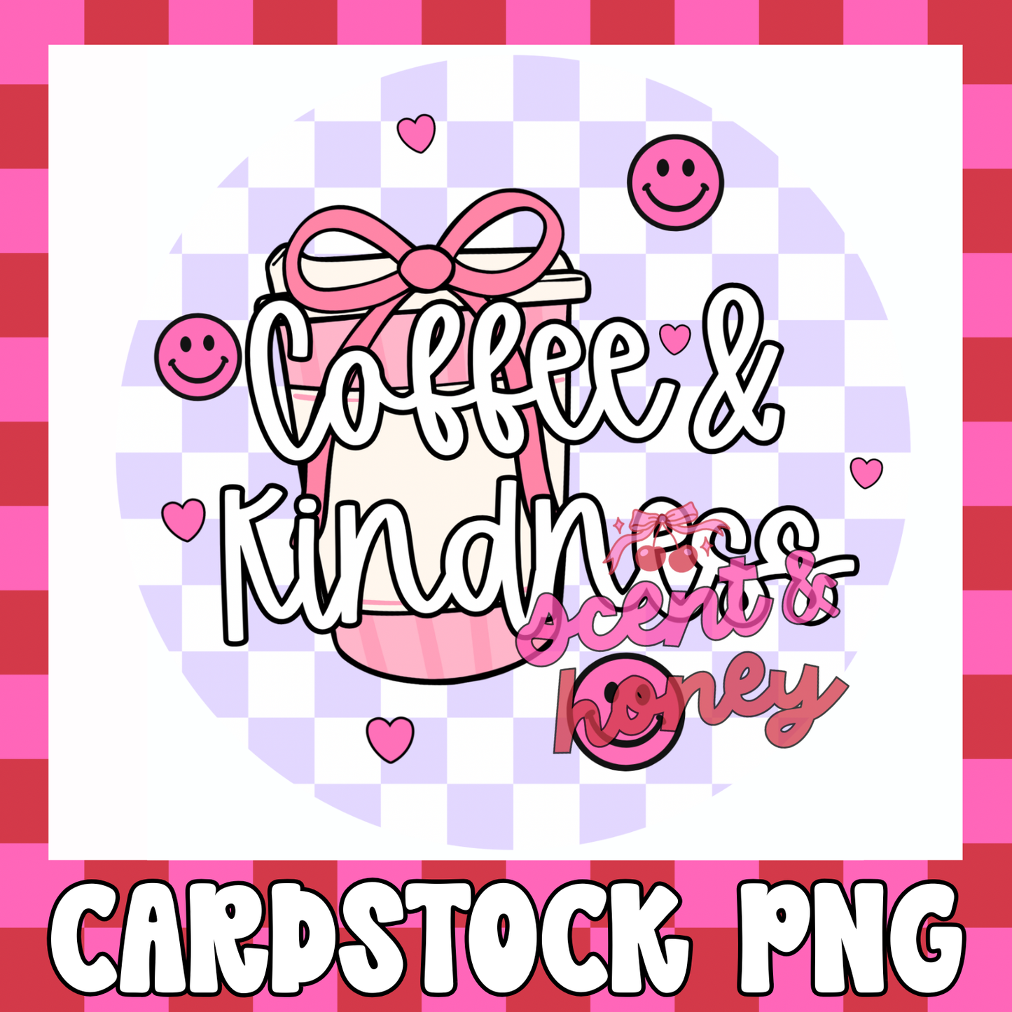 Coffee & Kindness Cardstock PNG