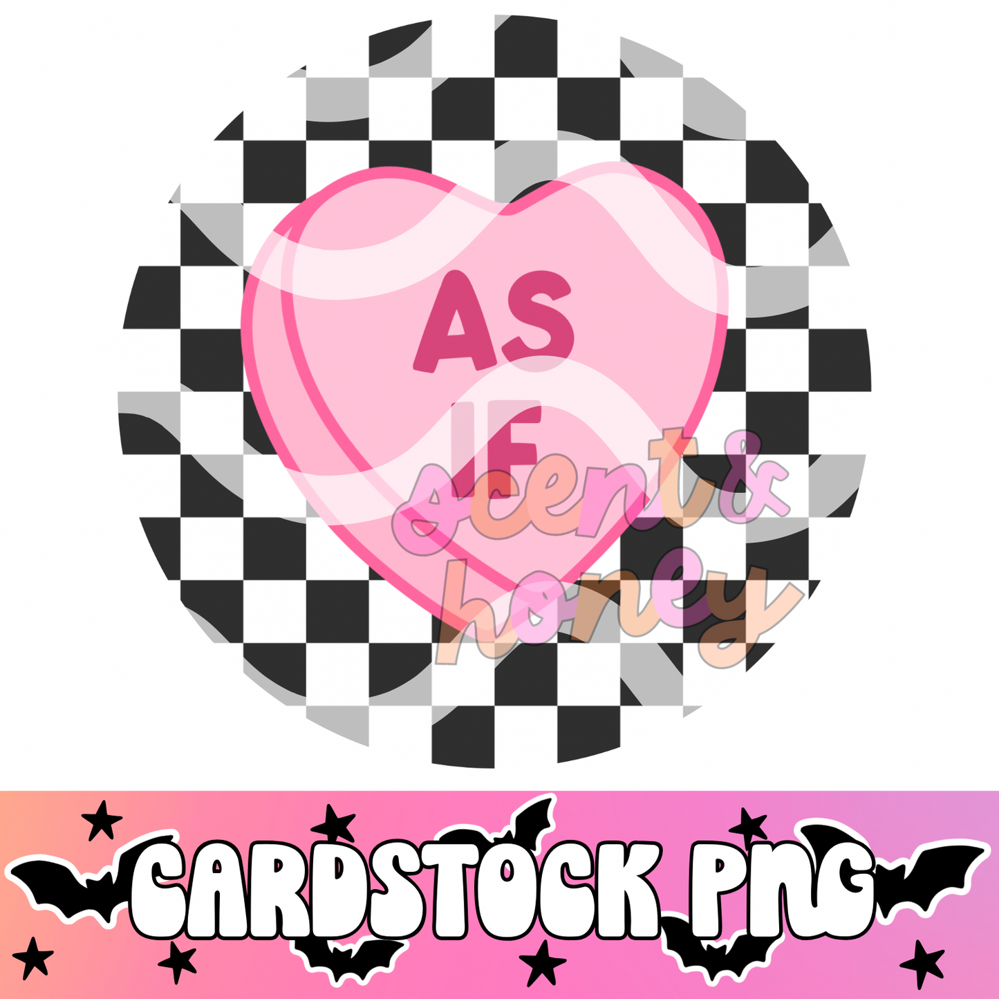 As If Heart Cardstock PNG