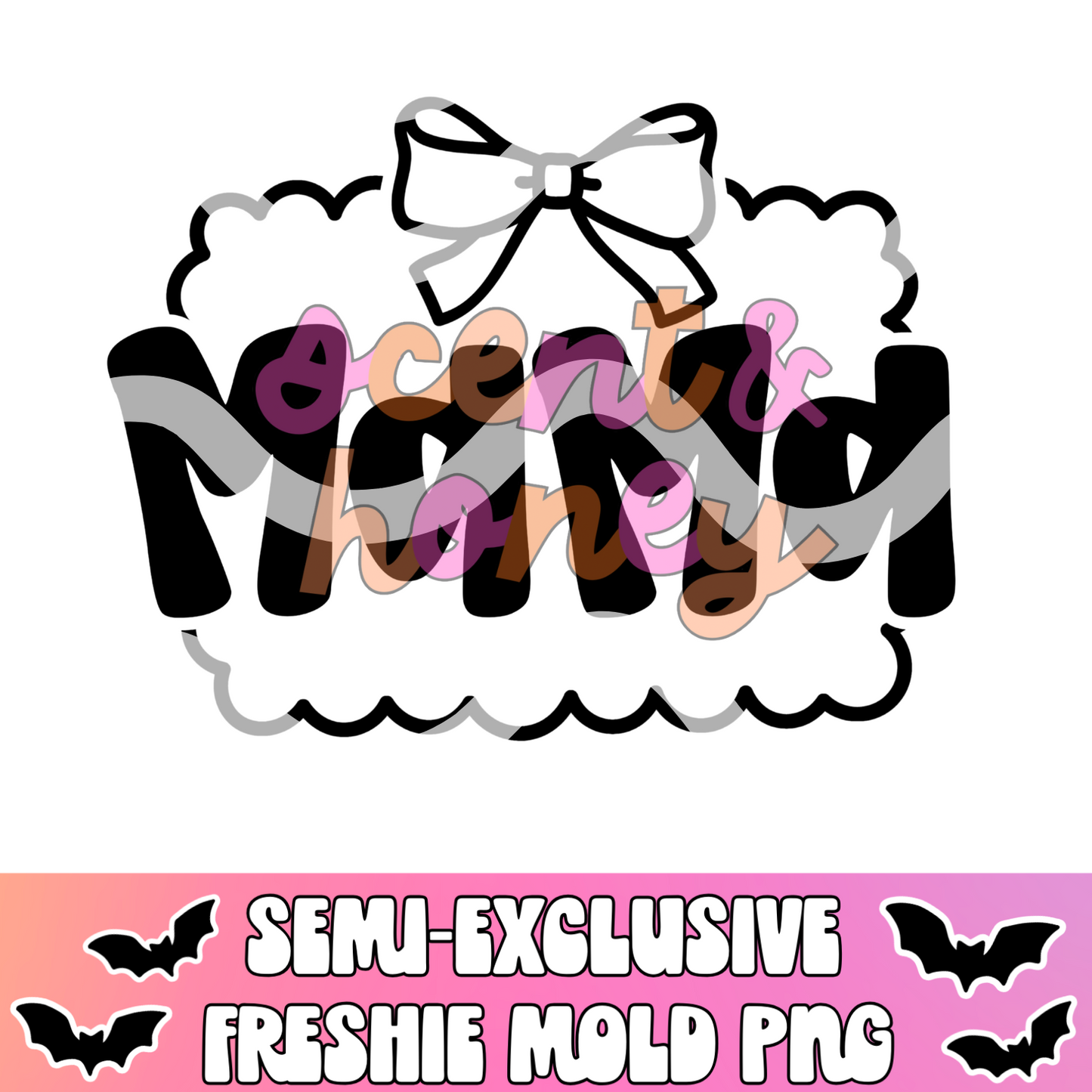 **SEMI-EXCLUSIVE** Mama in Bow Frame PNG Download