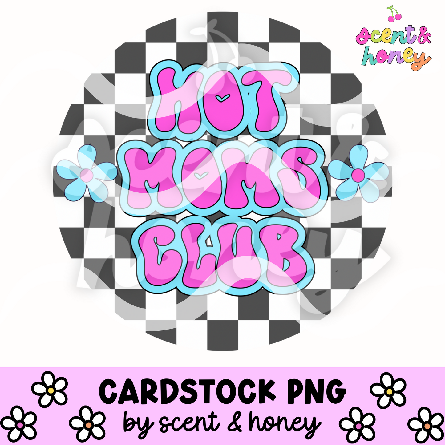 Hot Moms Club Cardstock PNG