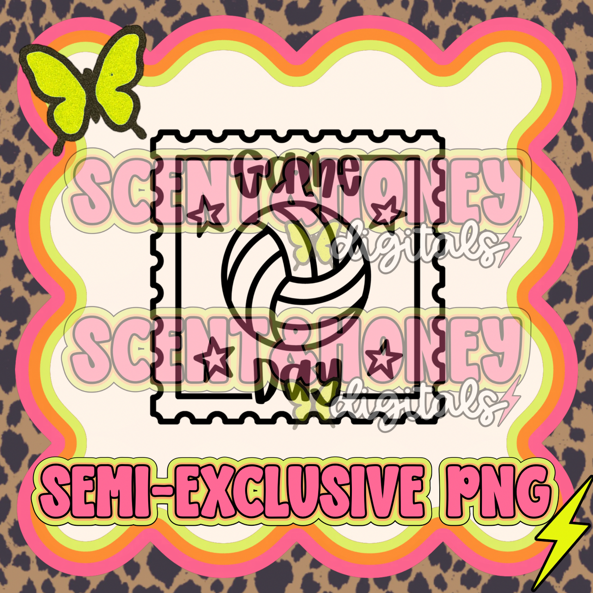 **SEMI-EXCLUSIVE** Game Day Volleyball PNG