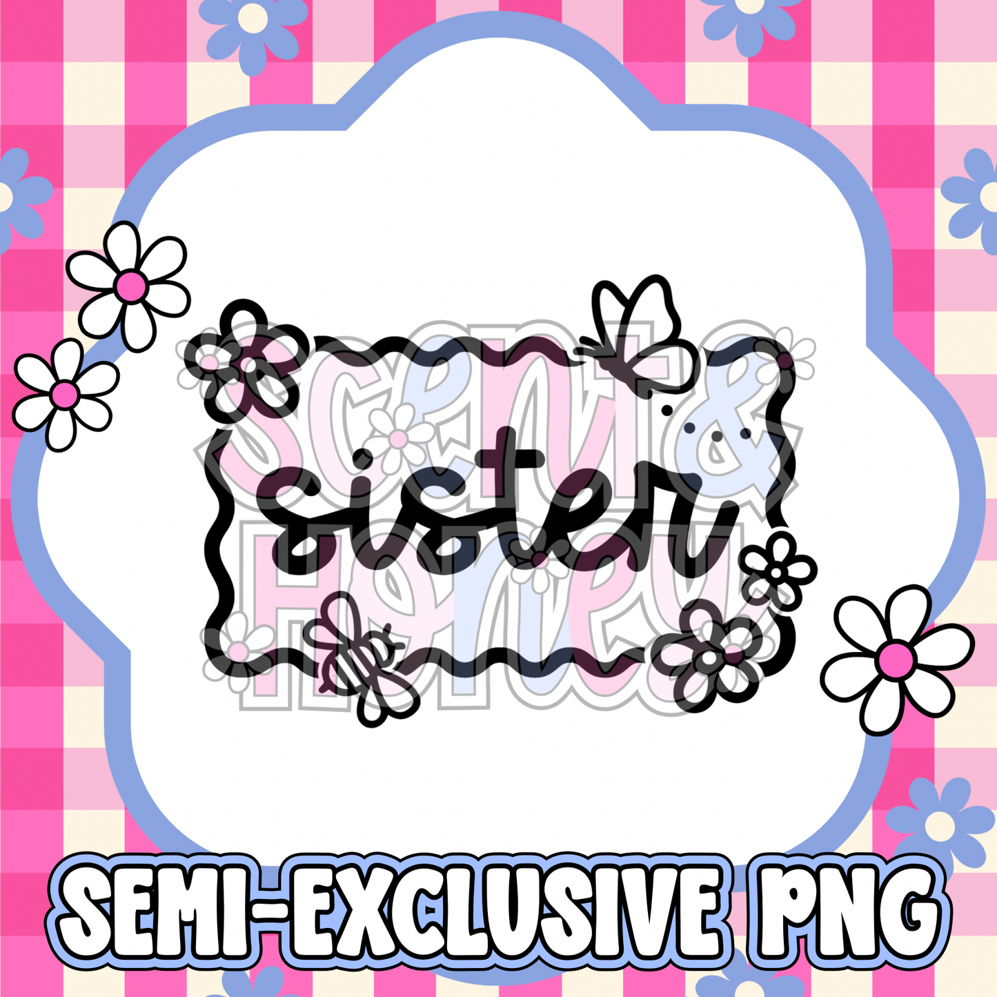 **SEMI-EXCLUSIVE** Cute Sister Frame