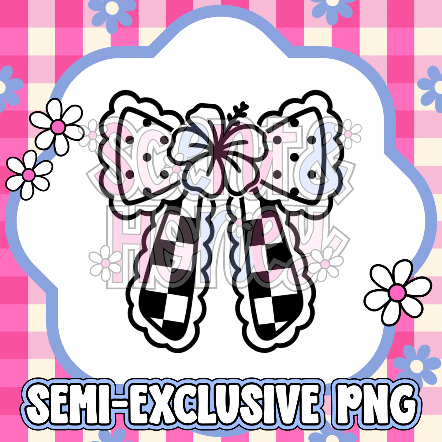 **SEMI-EXCLUSIVE** Hibiscus Bow PNG