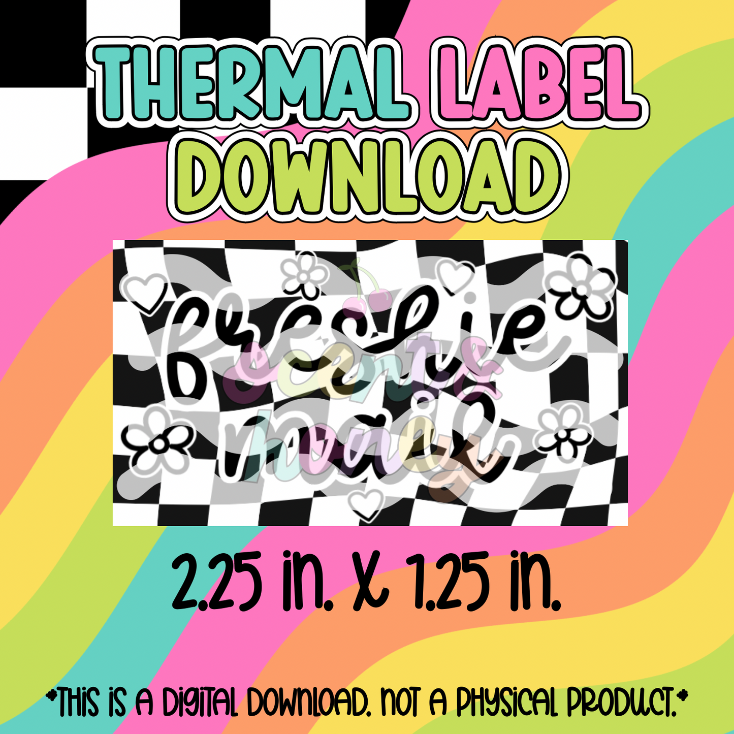 Freshie Mail Thermal Label