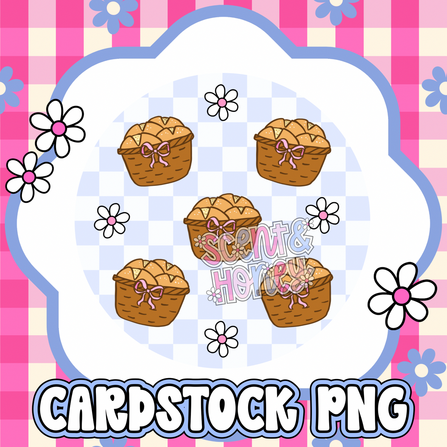 Sourdough Pattern Cardstock PNG