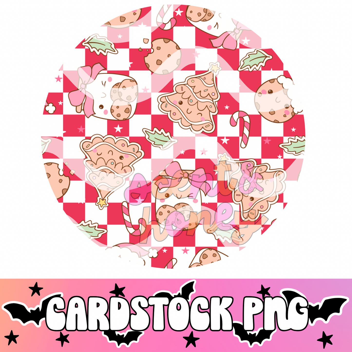 Christmas Cookies Cardstock PNG