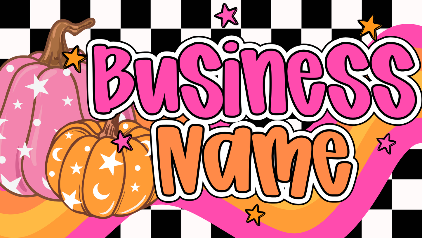 Pre-Made Facebook Banner - Starry Pumpkins