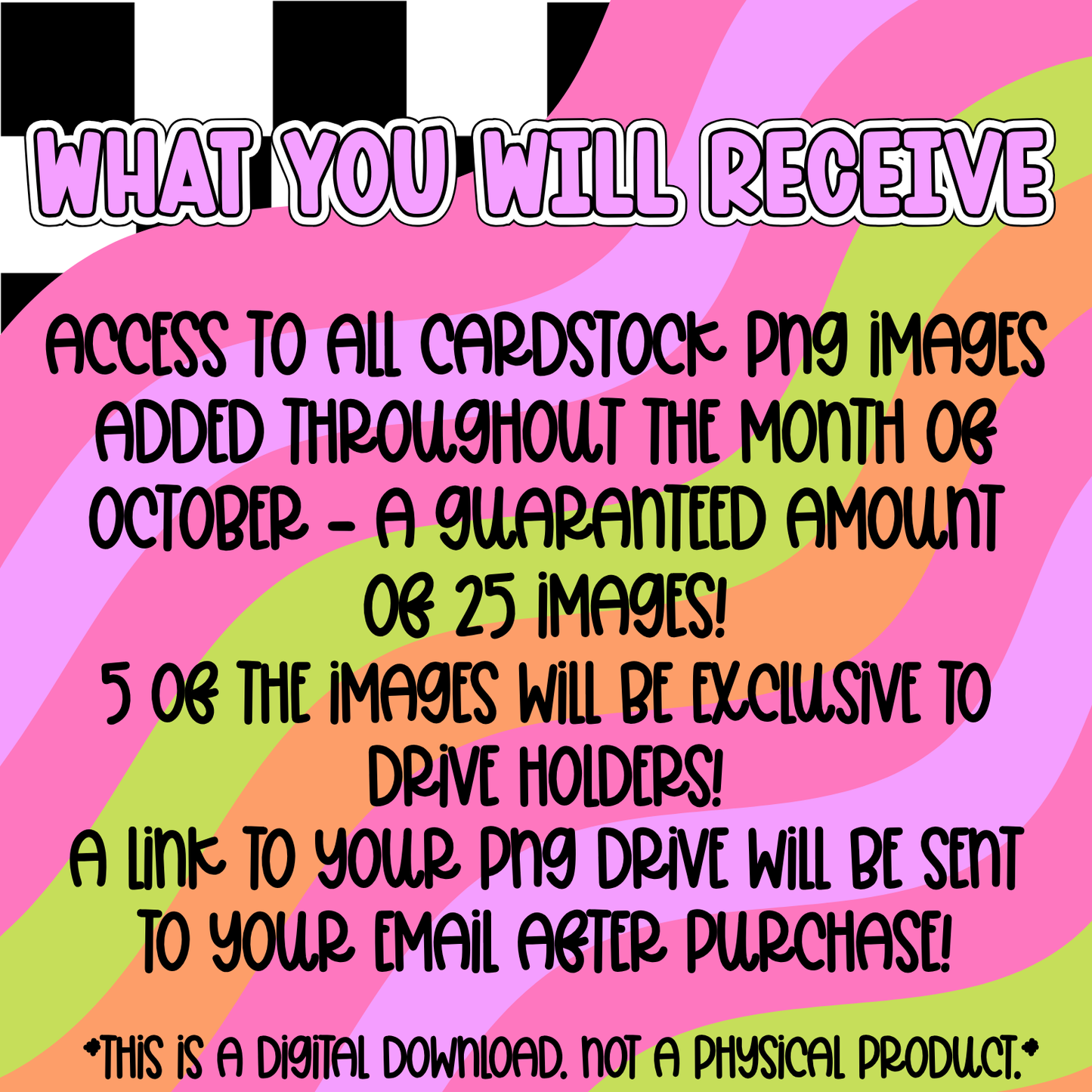 October 2025 Cardstock PNG Drive