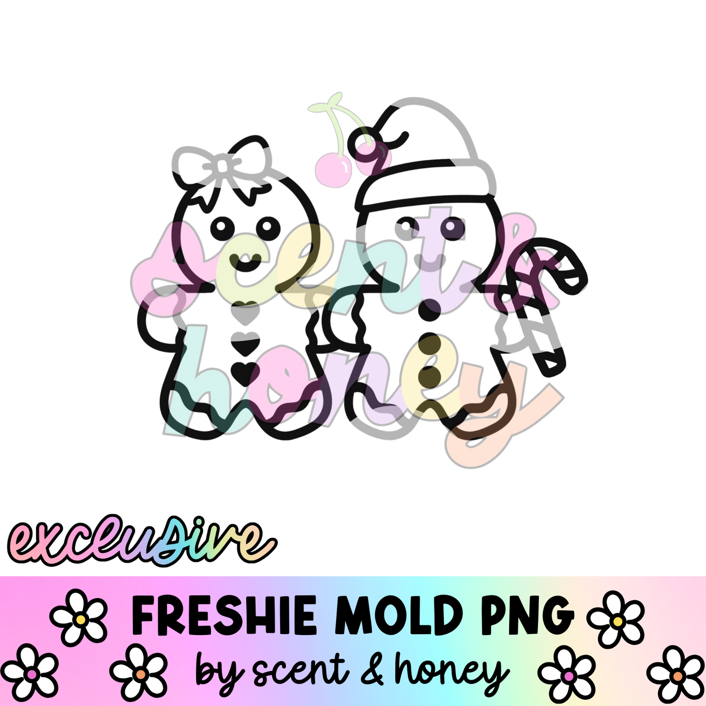 **SEMI-EXCLUSIVE** Gingerbread Friends PNG Download