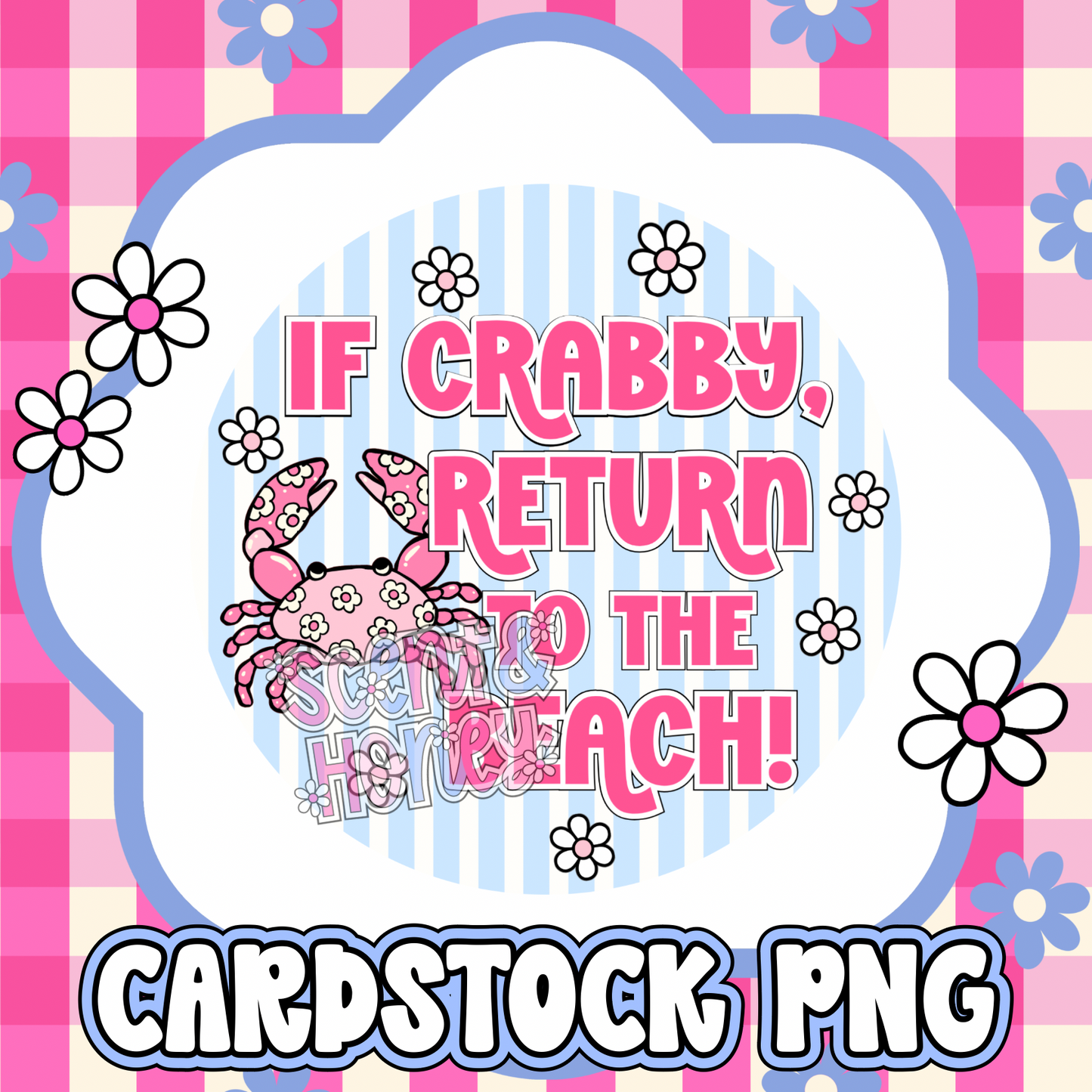 If Crabby Cardstock PNG
