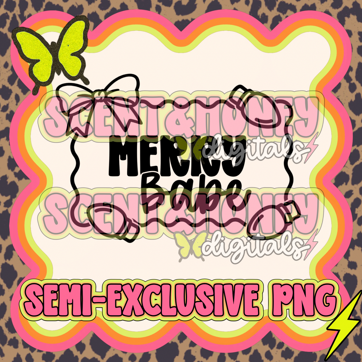 **SEMI-EXCLUSIVE** Merry Babe Frame PNG