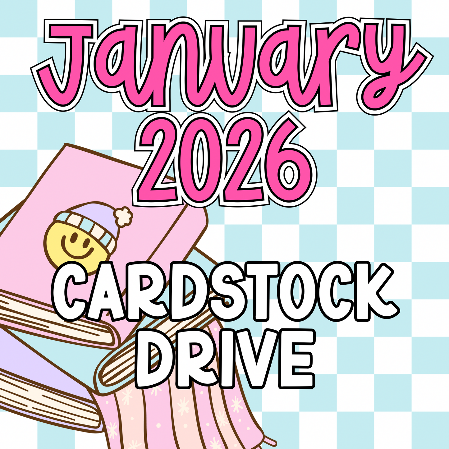 January 2026 Cardstock PNG Drive