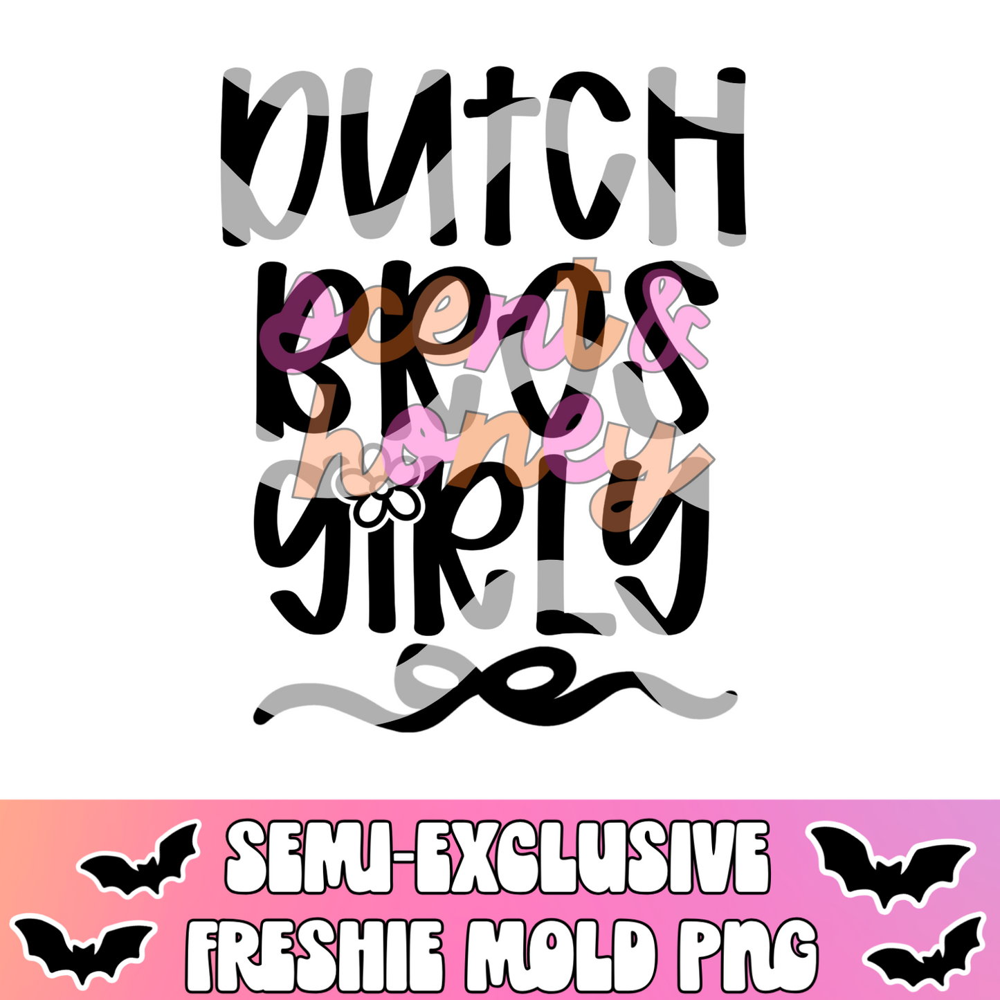 **SEMI-EXCLUSIVE** Dutch Bros Girly PNG Download