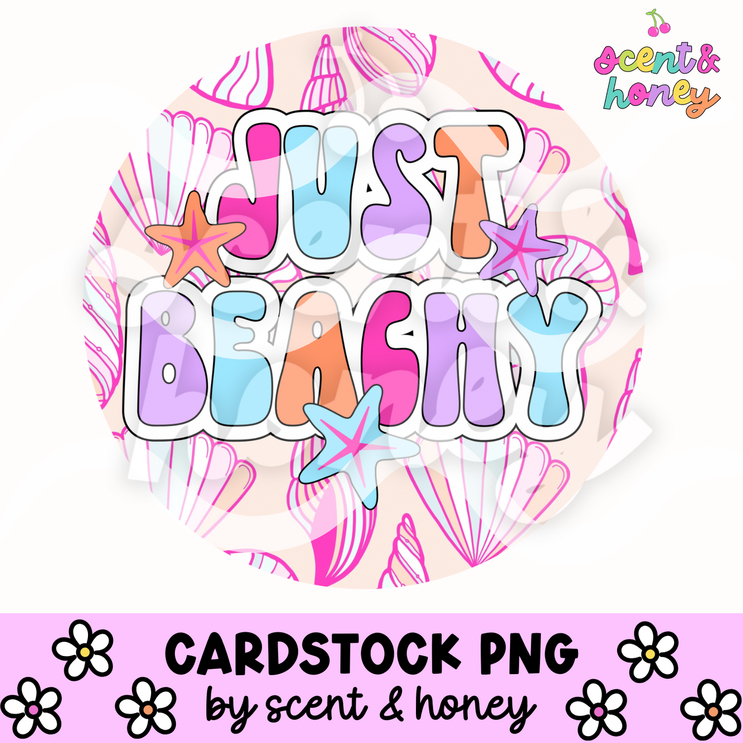 Just Beachy Cardstock PNG