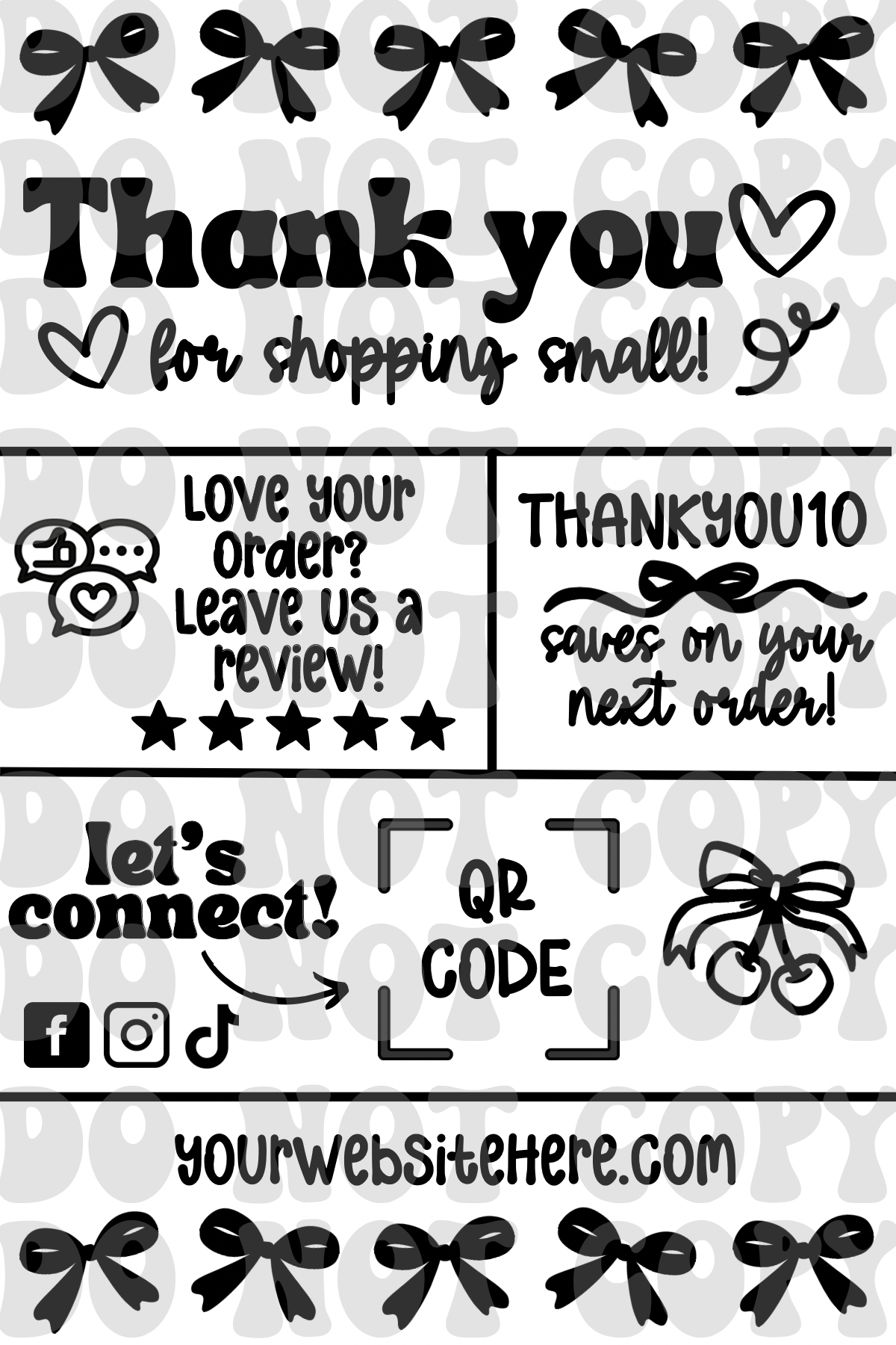 Shopping Small - EDITABLE ON CANVA