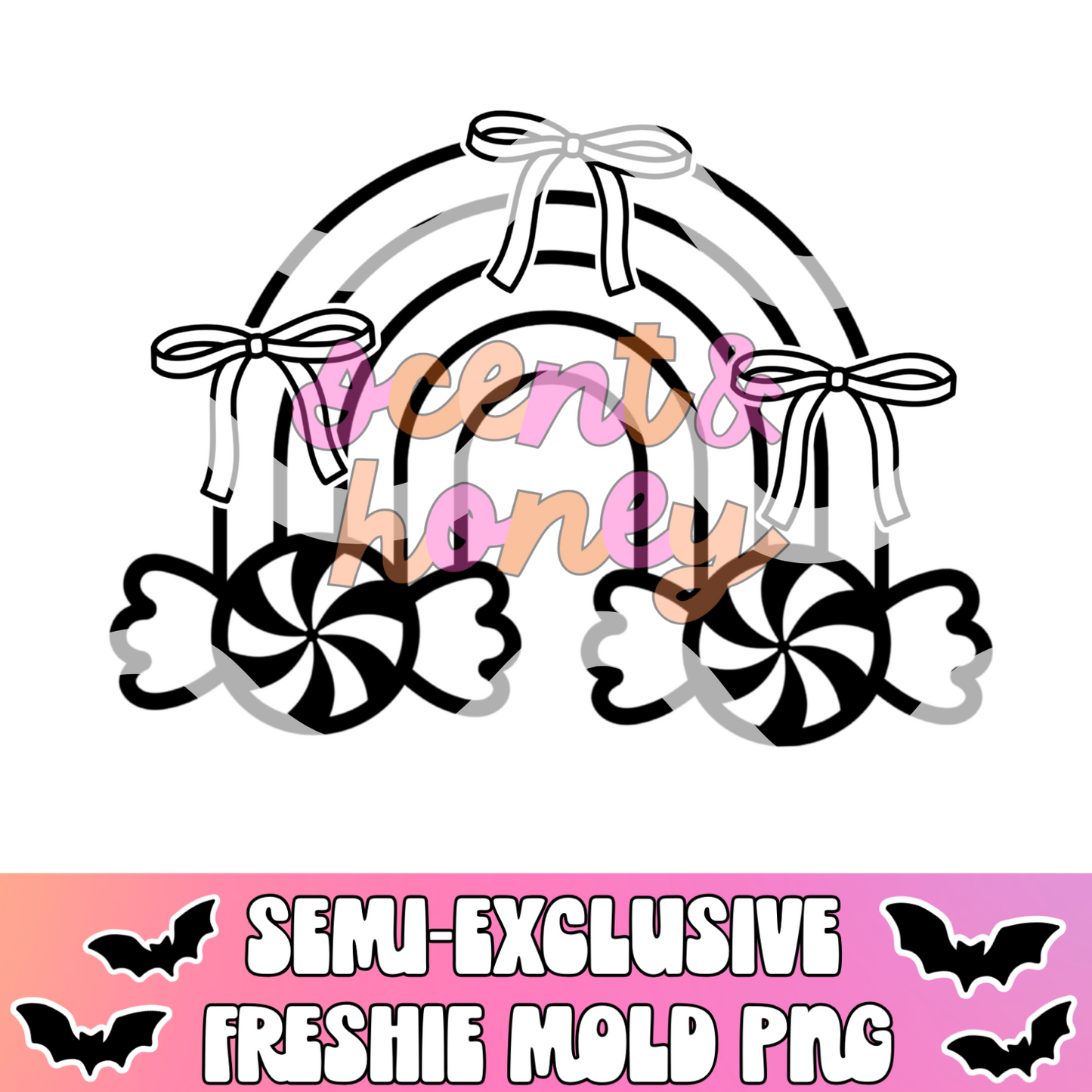 **SEMI-EXCLUSIVE** Peppermint Rainbow PNG Download
