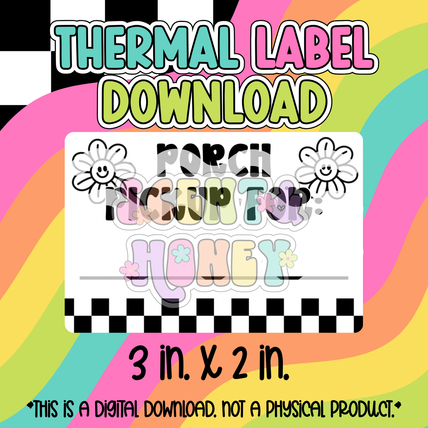 Porch Pickup (3x2 inch) Thermal Label