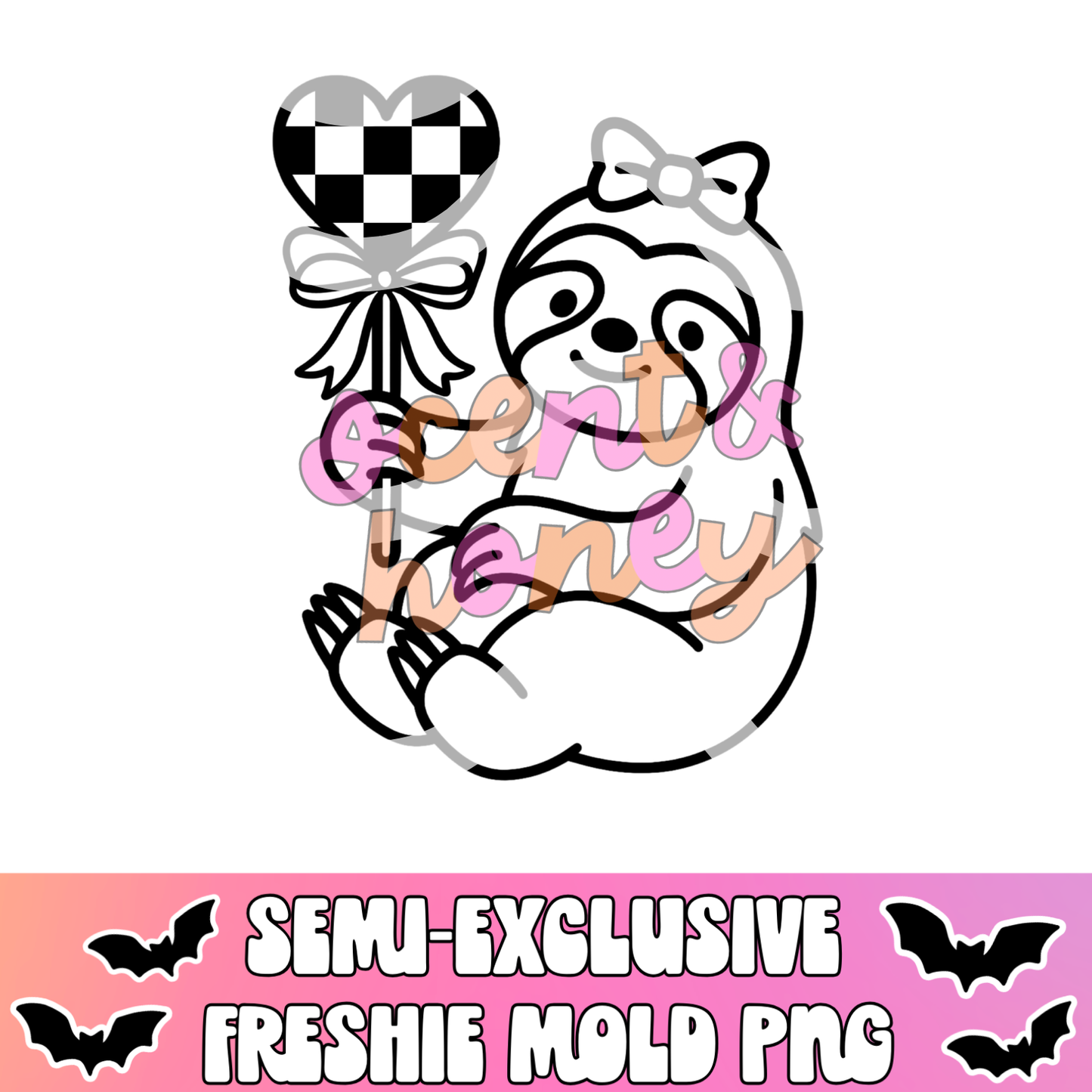 **SEMI-EXCLUSIVE** Valentine Sloth PNG