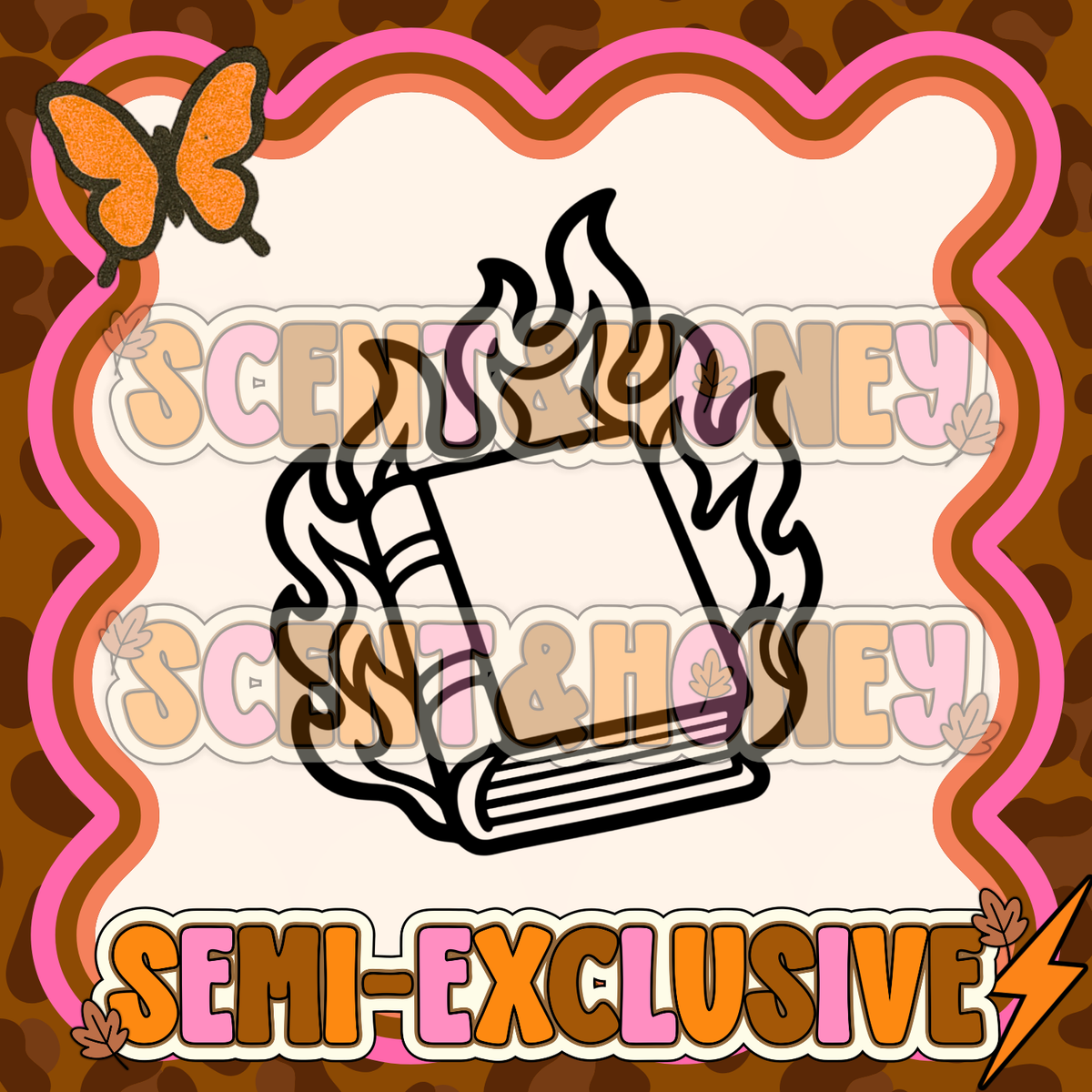 **SEMI-EXCLUSIVE** Flaming Book PNG