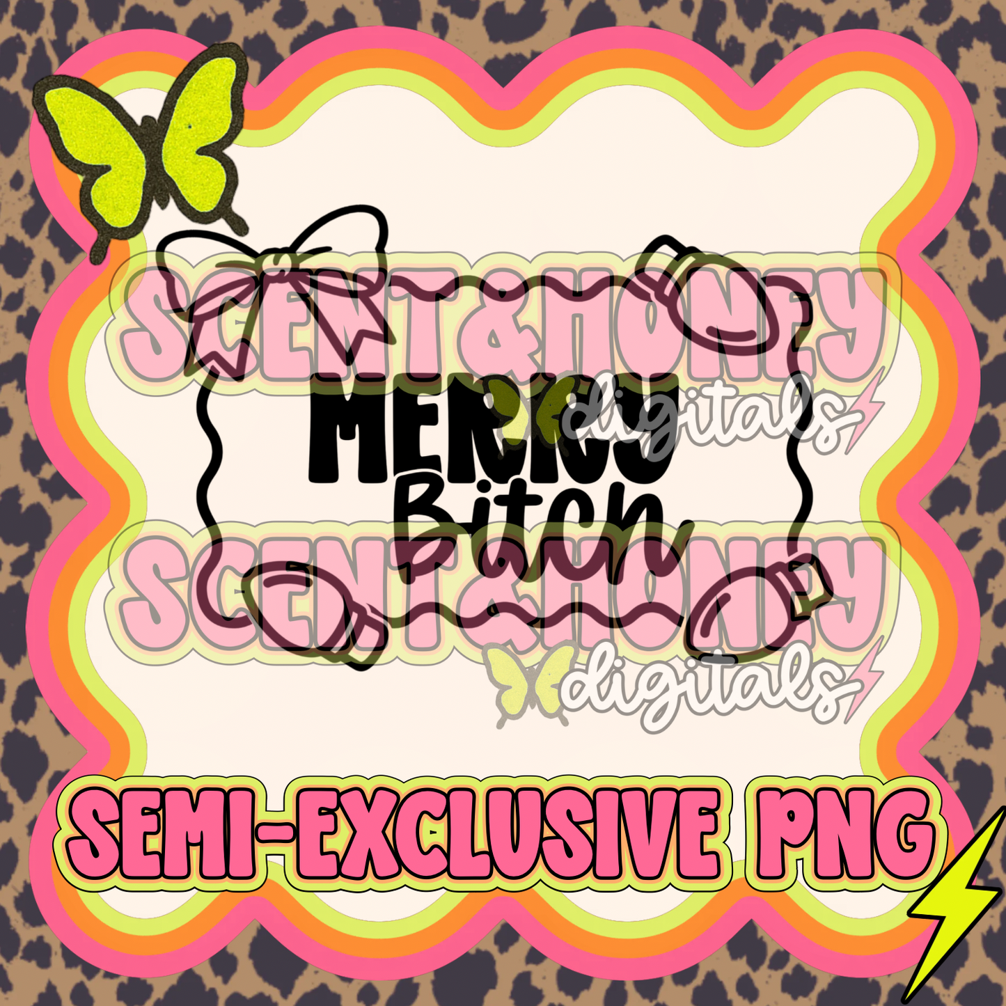 **SEMI-EXCLUSIVE** Merry Bitch Frame PNG