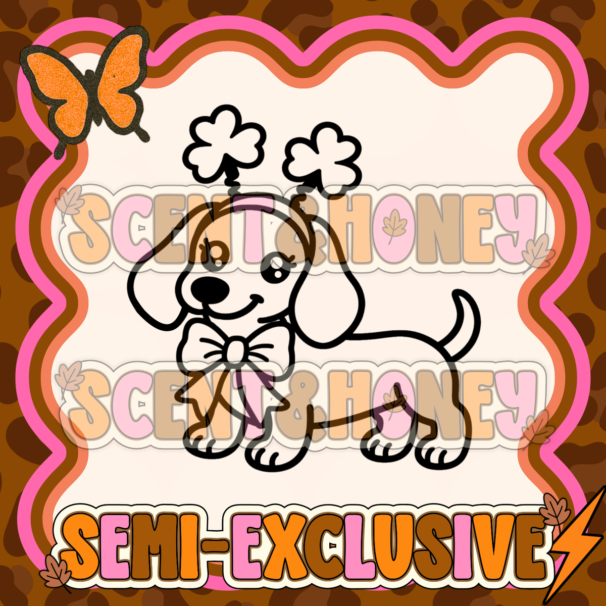 **SEMI-EXCLUSIVE** St. Patrick’s Day Wiener Dog PNG