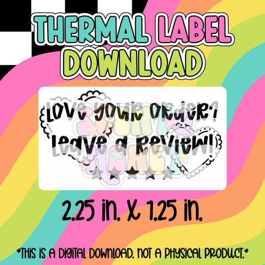 Review Thermal Label