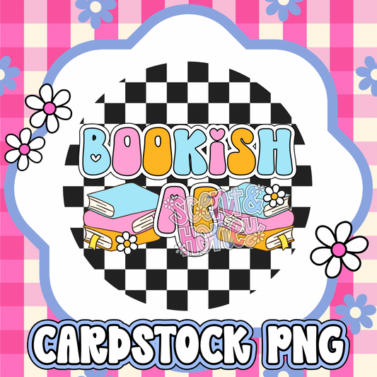 Bookish AF Cardstock PNG