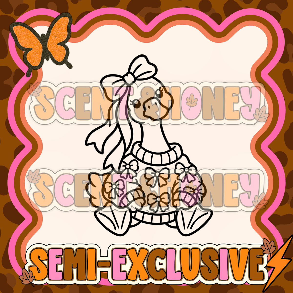 **SEMI-EXCLUSIVE** Goose Bow Sweater PNG