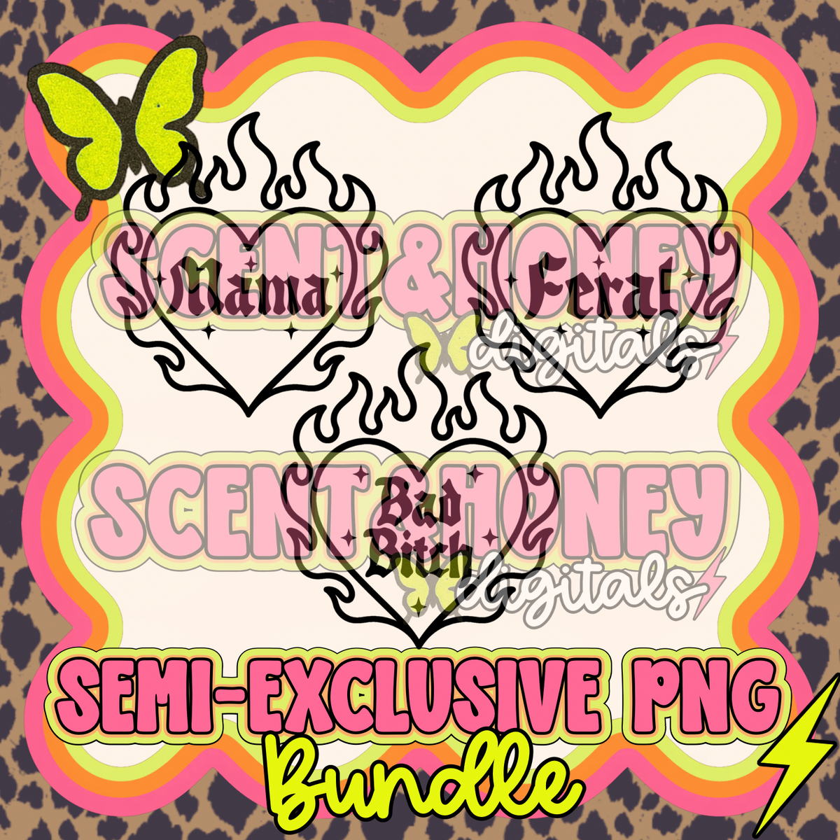 **SEMI-EXCLUSIVE** Flaming Heart Bundle