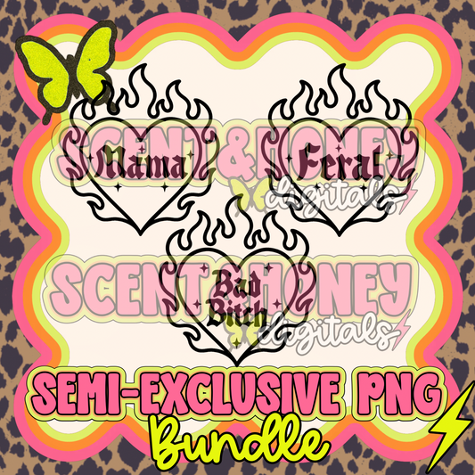 **SEMI-EXCLUSIVE** Flaming Heart Bundle