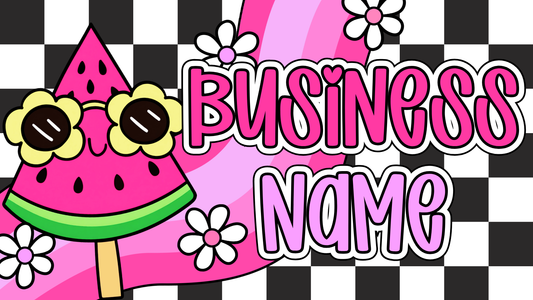 Pre-Made Facebook Banner - Watermelon Pop