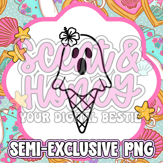**SEMI-EXCLUSIVE** Ghosty Ice Cream PNG