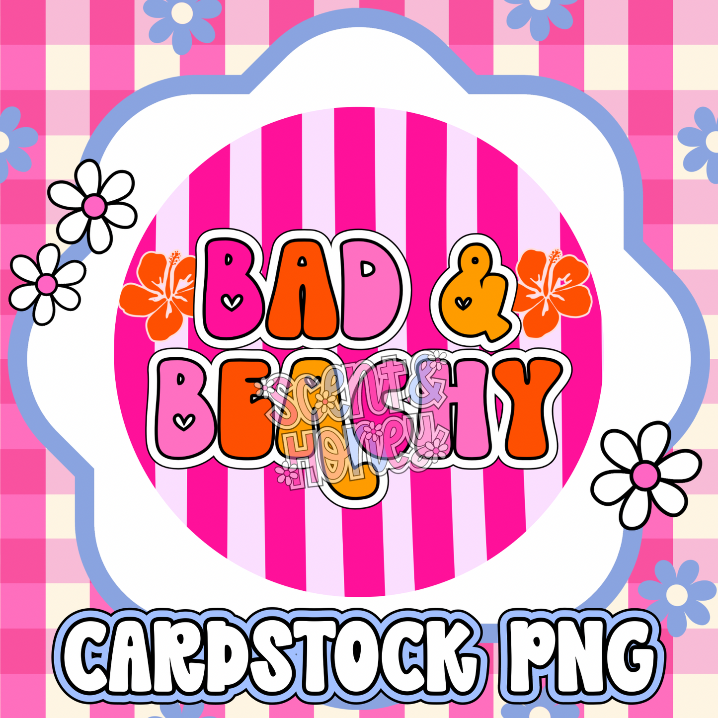 Bad & Beachy Cardstock PNG