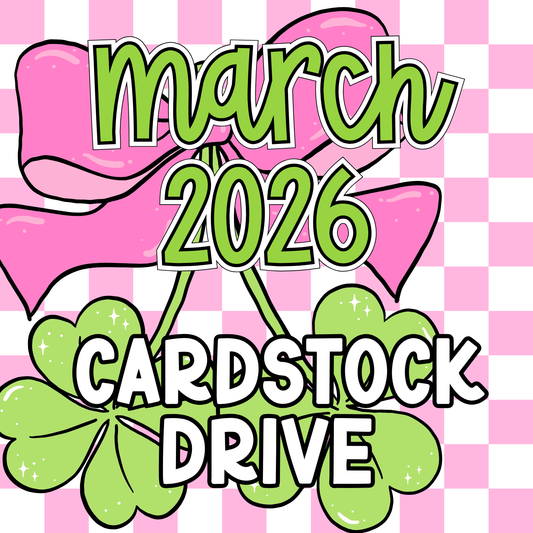 March 2026 Cardstock PNG Drive