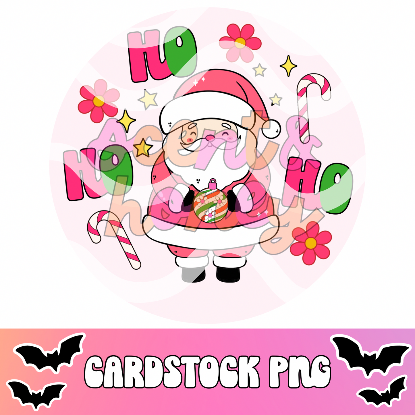 Santa Cardstock PNG