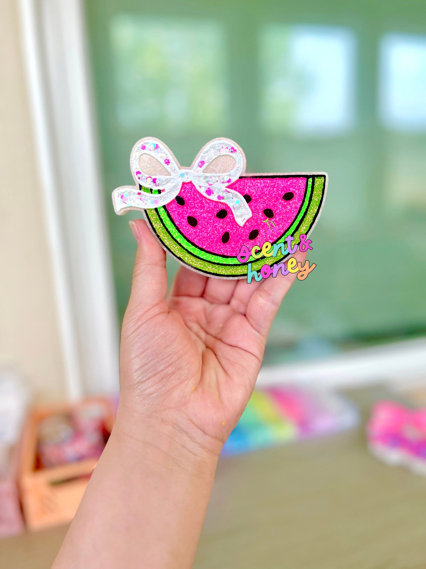 Watermelon with Bow Freshie
