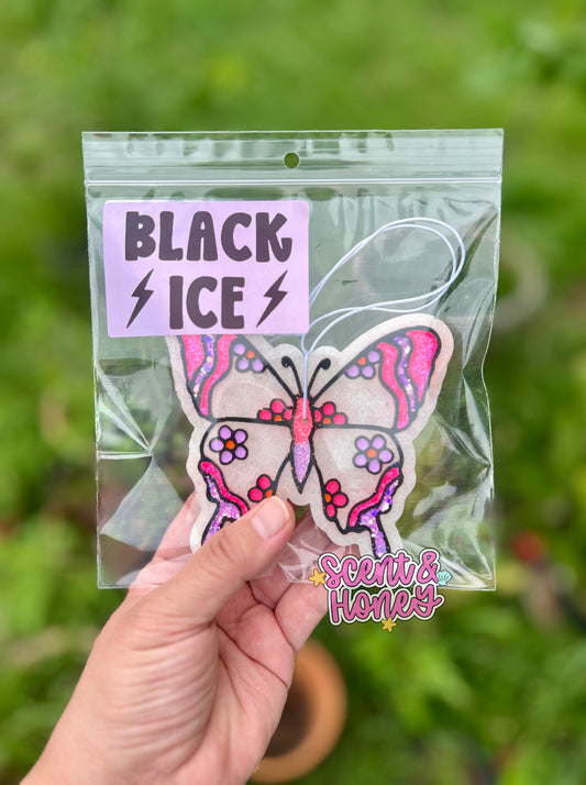 RTS Butterfly Freshie - Black Ice