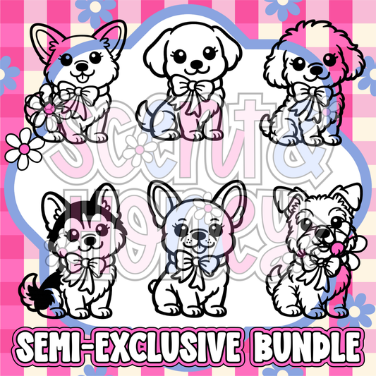 **SEMI-EXCLUSIVE BUNDLE** Doggy Bow Bundle PNG