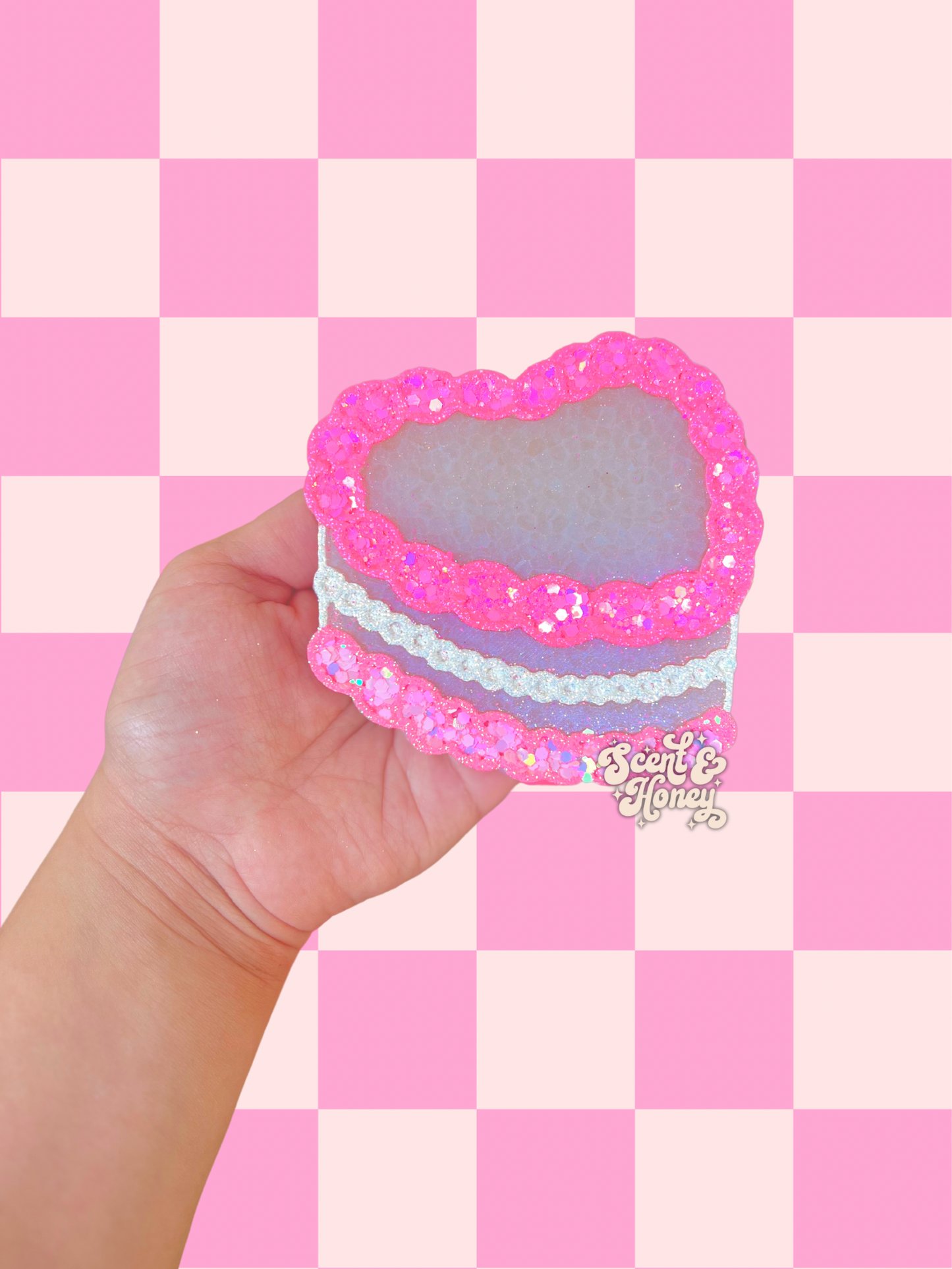 Heart Cake Freshie
