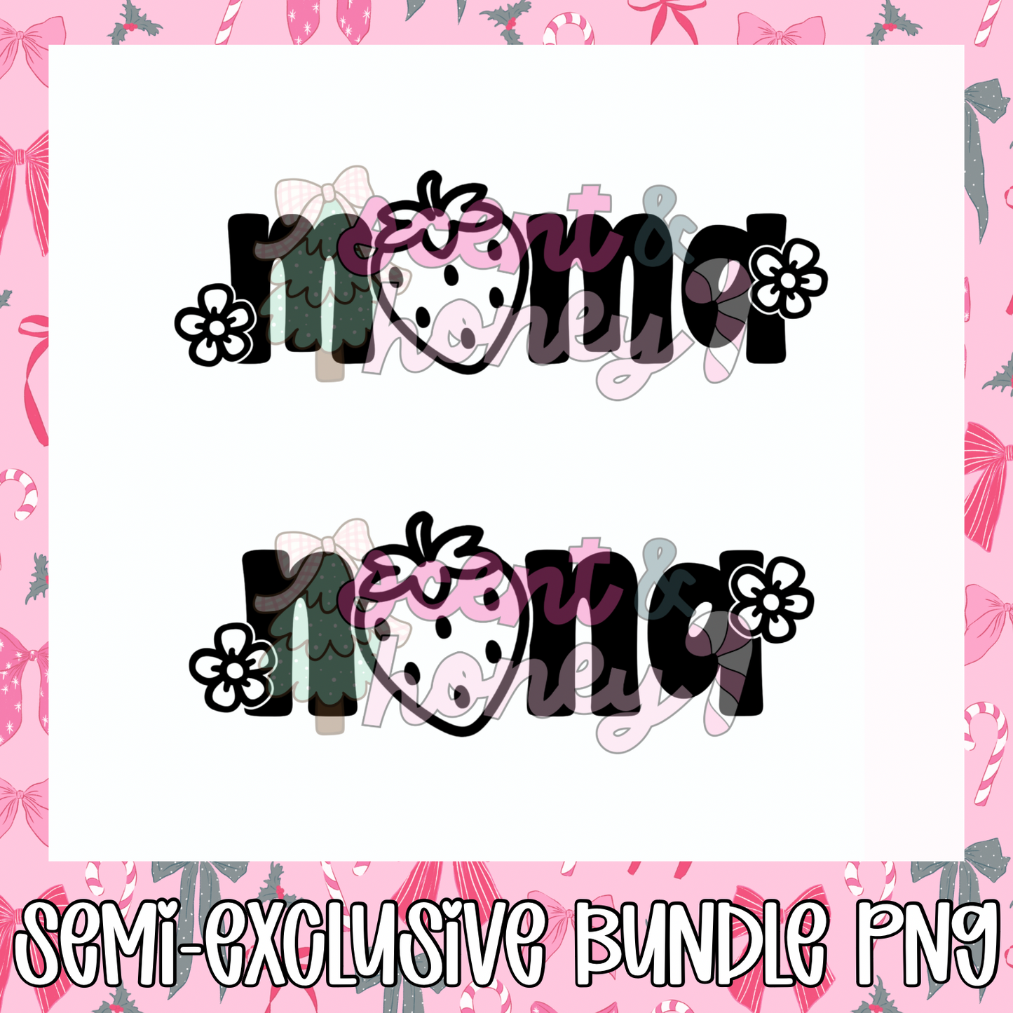 **SEMI-EXCLUSIVE** Strawberry MAMA & NANA Bundle