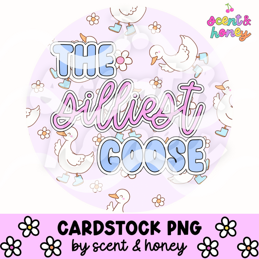 The Silliest Goose Cardstock PNG